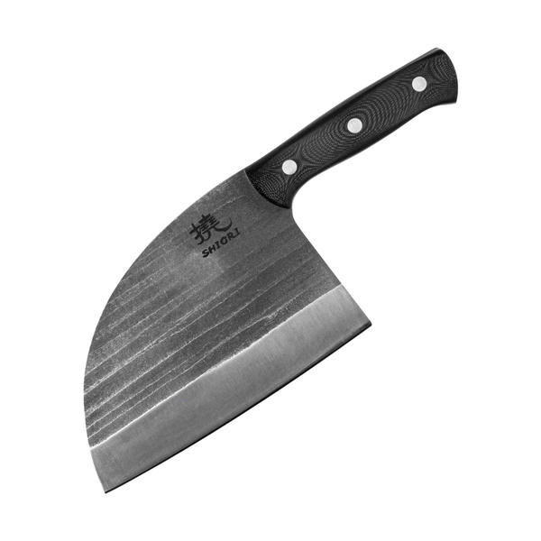 Shiori 撓 Serb - tasak do mięsa i warzyw ze stali japońskiej AUS-10, full-tang