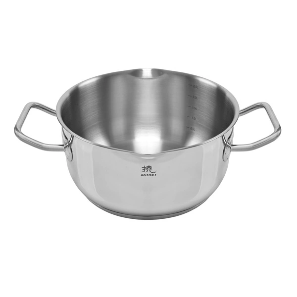 Shiori 撓 Steel Series Pro 316 zestaw garnków indukcja 7 elementów
