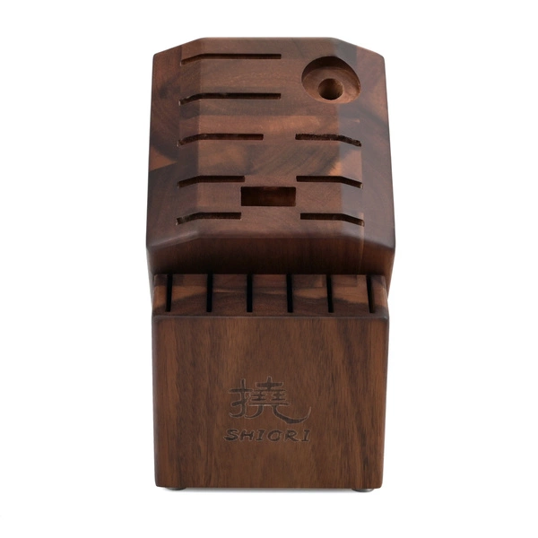 Shiori 撓 Akashia Burokku stojak na noże 16 otworów