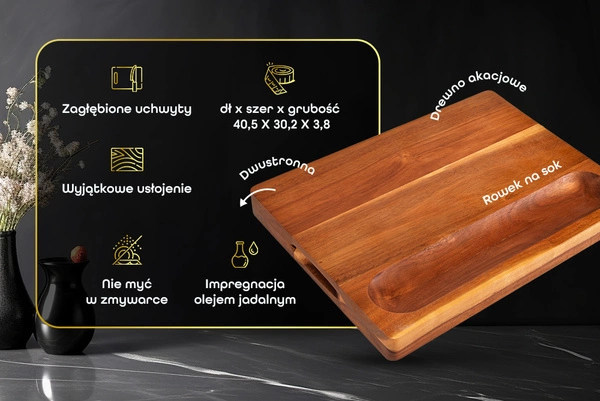 Shiori 撓 Akashia Bōdo gruba deska dwustronna do krojenia