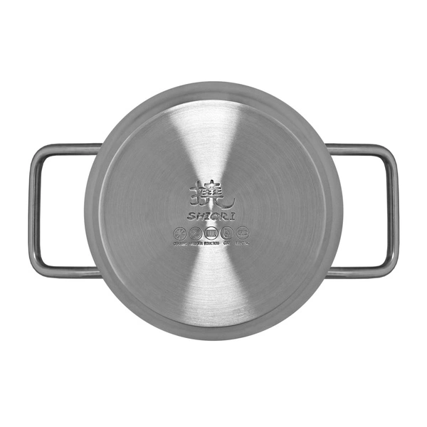 Shiori 撓 Steel Series Pro 316 zestaw garnków indukcja 7 elementów