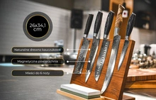 Shiori 撓 Rabāuddo deska magnetyczna z drewna kauczukowego