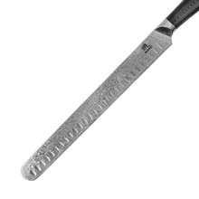 Shiori 撓 Niku Nagai - nóż do kebaba i szynki ze stali damasceńskiej