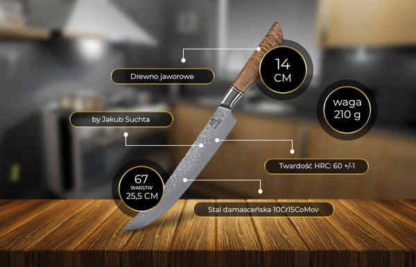 Shiori 撓 Niku by Jakub Suchta- Profesjonalny nóż rzeźniczy