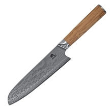 Shiori 撓 Orību Santoku - uniwersalny, wielozadaniowy nóż szefa kuchni