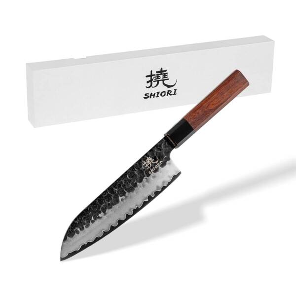 Shiori 撓 Mitsuki Santoku - uniwersalny, wielozadaniowy nóż szefa kuchni